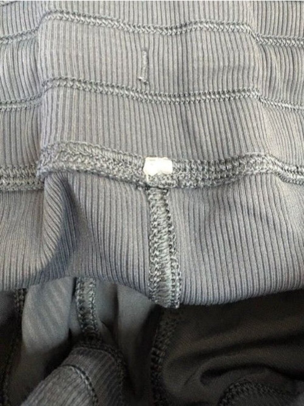 Lululemon Womens Gray Ruched Drawstring Waist Athletic Pants Size M - Picture 4 of 4